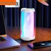 KINYO Wireless Bluetooth Speaker with Dazzling Night Light CN Plug (adapter Included)