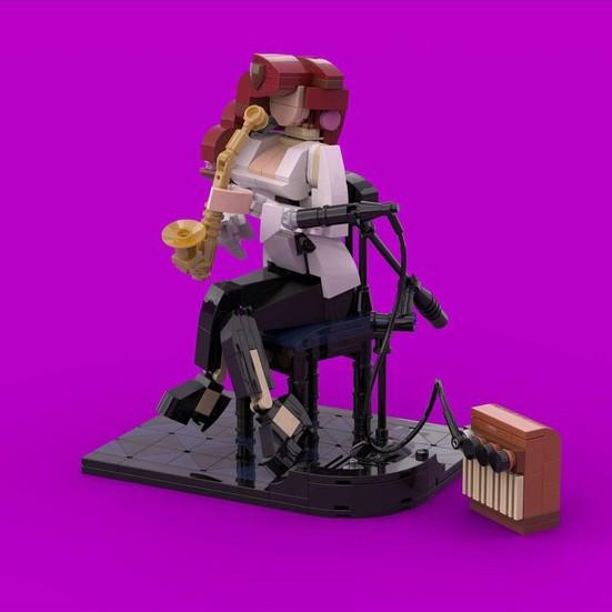 MOC-148669 Musician Model Building Blocks - Educational Toy Ornaments for Children