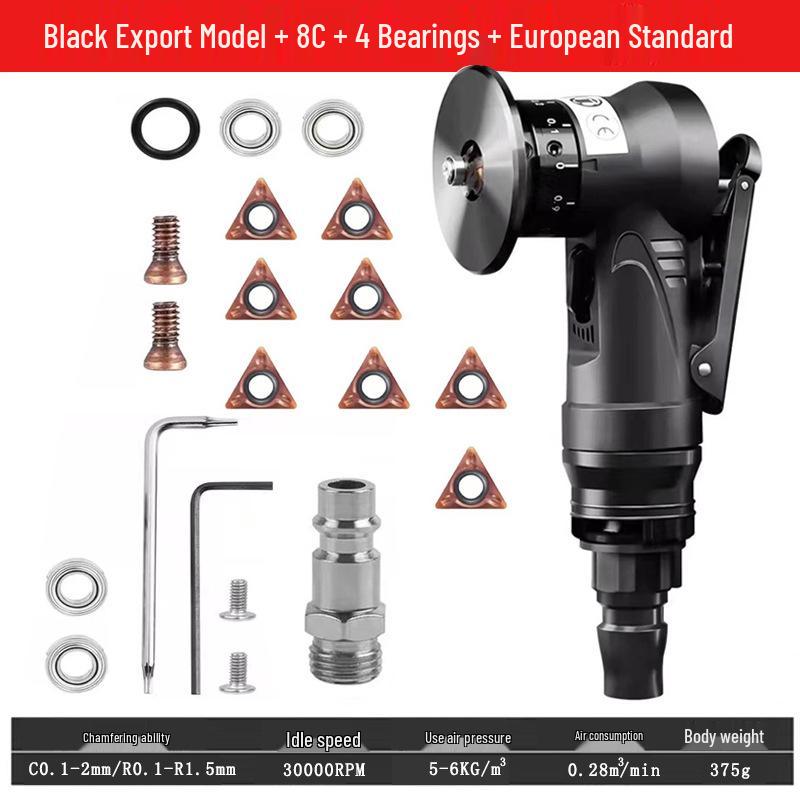 Handheld 45° Pneumatic Chamfering Machine for Metal Deburring