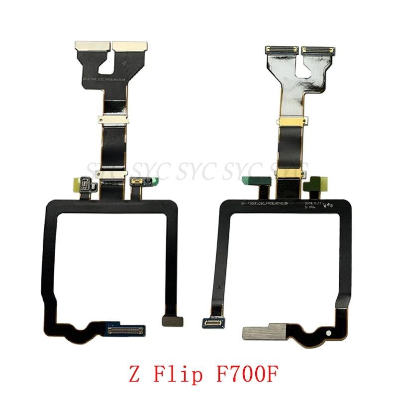 

Main Board Motherboard Connector LCD Flex Cable For Samsung Z Flip 5G F700F F707B Rotating Shaft Cable Repair Parts F700F Dismantle