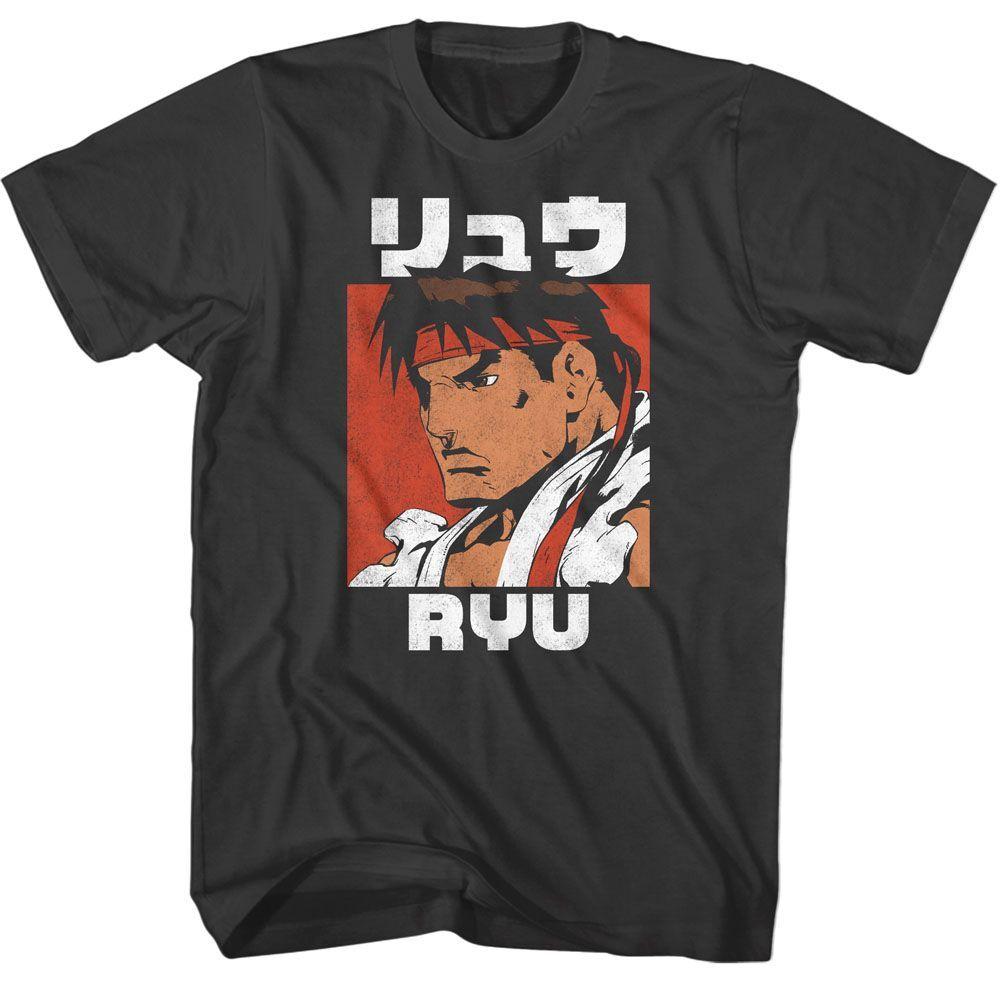 Street Fighter Ryu Kanji Smoke T-Shirt Unisex T-Shirt