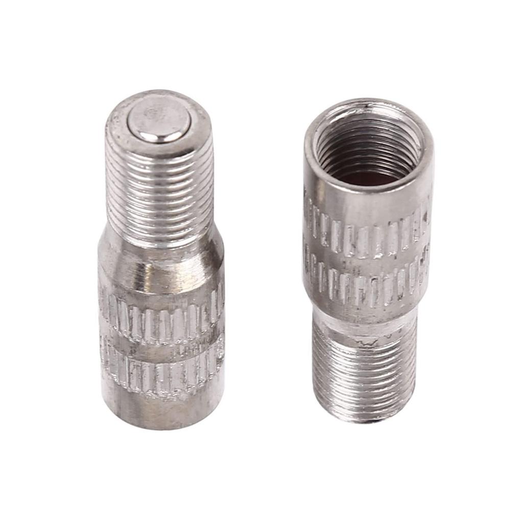 Emsoulnioi Air Valve Cap Stem Extension Wheel Tire Extender Adapter Car Truck Chrome Plated Brass Aluminum Valve Cap 4PCS-27MM Yellow