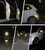 10Pcs Car Bumper Safety Warning Reflective Stickers Secure Reflector Stickers Reflective Warning Strip Tape Decals 30*80mm