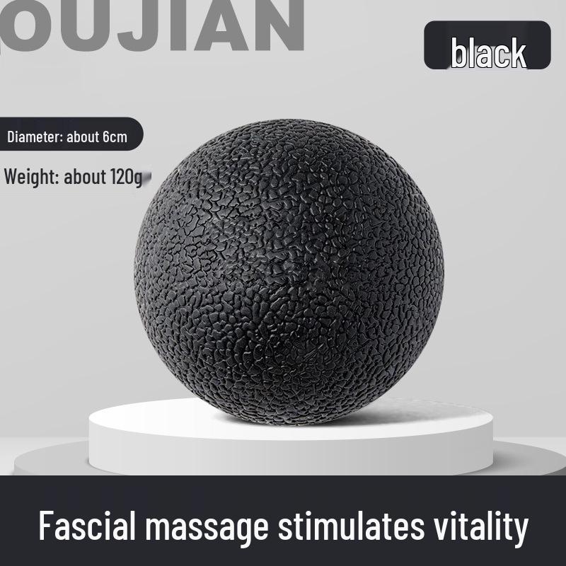 Smooth TPE Fascia Massage Ball for Foot, Shoulder & Neck - Hard Peanut Ball