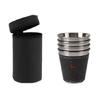 Sturdy 304 Nonrust Steel Vodka Shot Glasses Resistant To Drop Insulated Design Portable For Any Occasion
