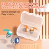 1 Pair Silicone Sleeping Earplugs Reduction Soundproof 3 Layers Sleep Noise Ear Plug with Storage Box for 5-12 Year Old Children