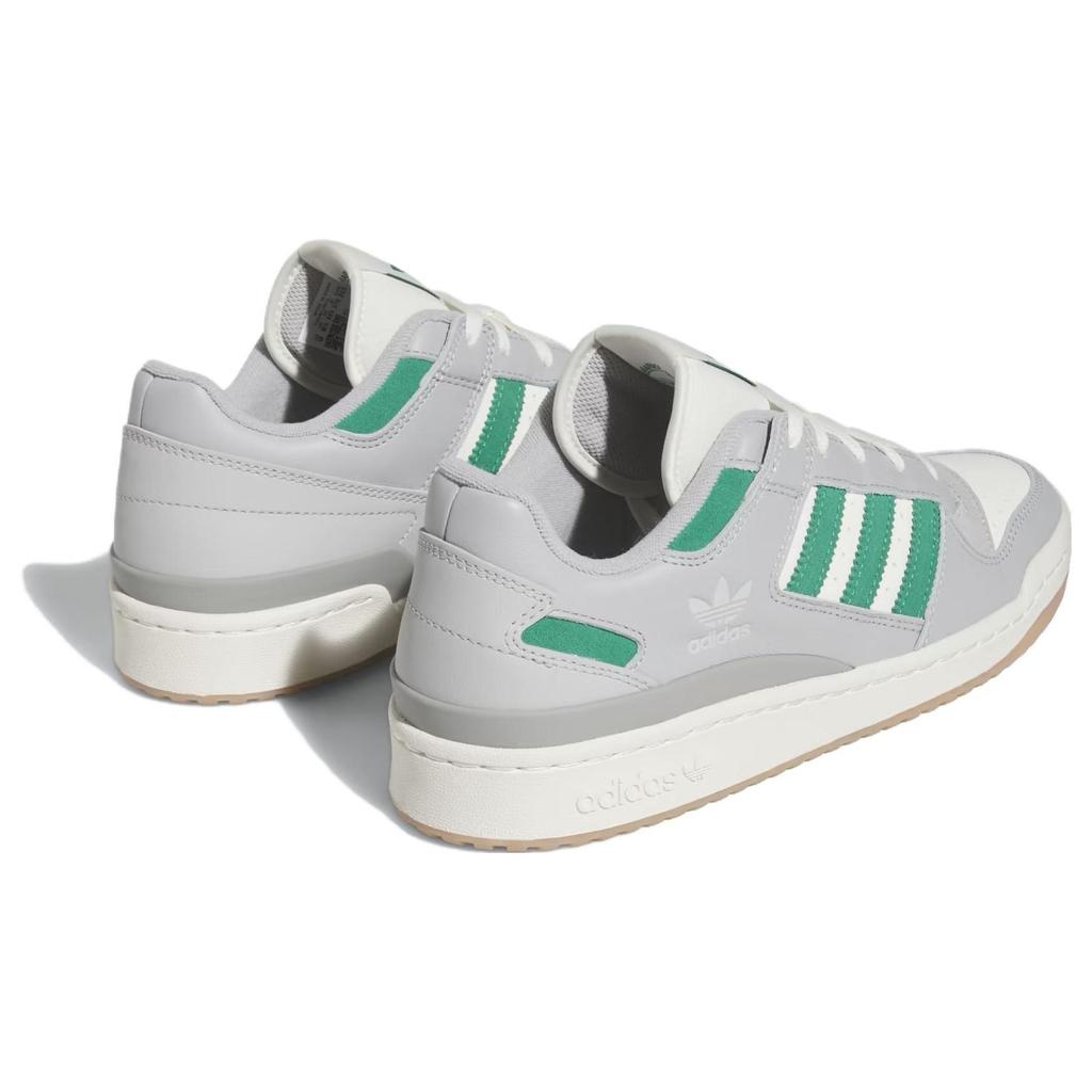 Adidas Forum Low Grey Court Green Unisex Sneakers Grey-Two Off-White FZ6274