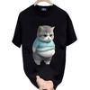 Trendy Brand Short-Sleeved Pure Cotton Men'S Printed T-Shirt Trendy Men'S And Women'S Versatile Round Neck T-Shirt Men'S