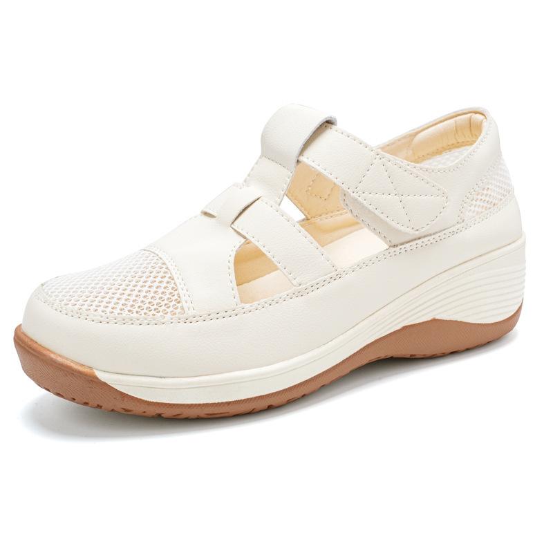 New Summer Slippers Wedge Heel Casual Muffin Thick Bottom Large Size Cool Slippers