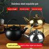 Large Capacity Stainless Steel Teapot - Ideal for Hotels, Restaurants, or Outdoor Use