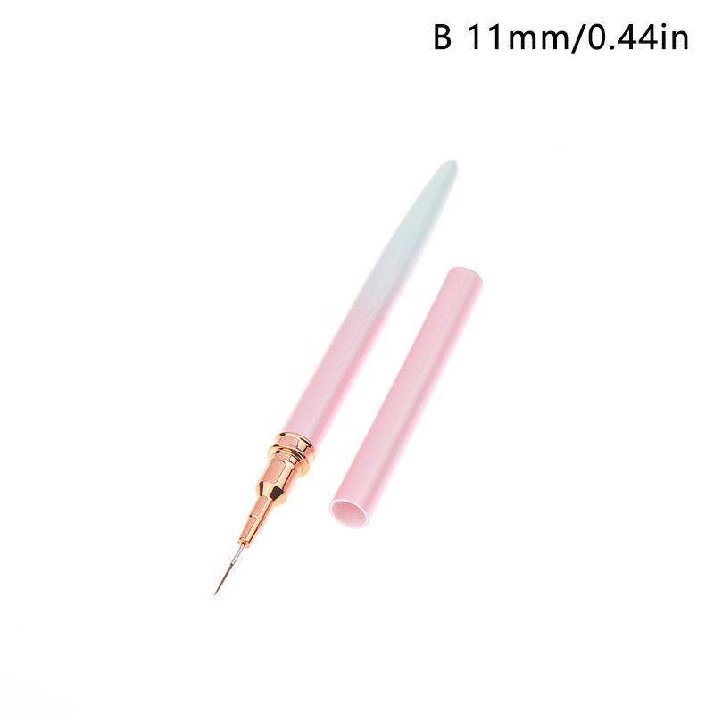 1/5 buc Pensule Profesionale pentru Nail Art, Linii, Detalii, Desen, Pictură, Instrumente Tip Stilou pentru Manichiură