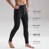 Men's Thermal Fleece Long Johns with Knee Protection