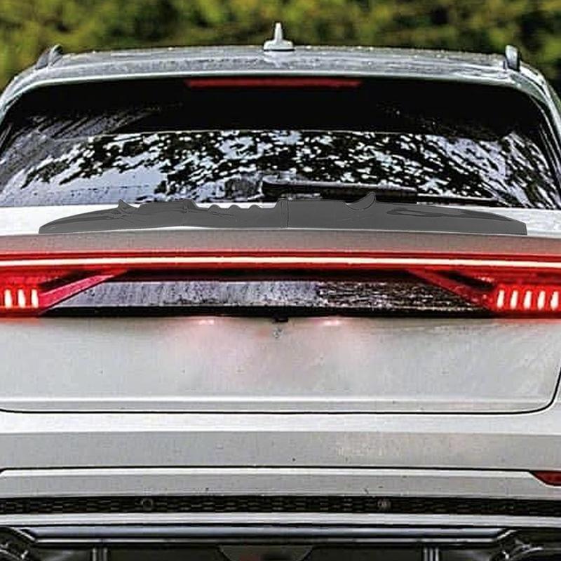 Rear Trunk Spoiler Wing Folding Car Tail Wing Double-Moon Cutter Style Automotive Exterior Accessories Rear Trunk Cool