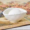 Elegant White Hand-Painted Ceramic Bowl - Small Dinner or Sauce Holder