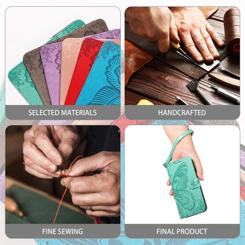 Flip Case für Motorola Moto Edge 40 NEO 50 Pro X50 Ultra Fusion G85 5g Leder Kartenfächer Ständer mit Lanyard Brieftasche Hülle