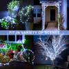 Outdoor LED Solar String Lights Wedding Xmas Decor Garden Solar Fairy Lights Waterproof for Patio Street Trees Balcony Yard