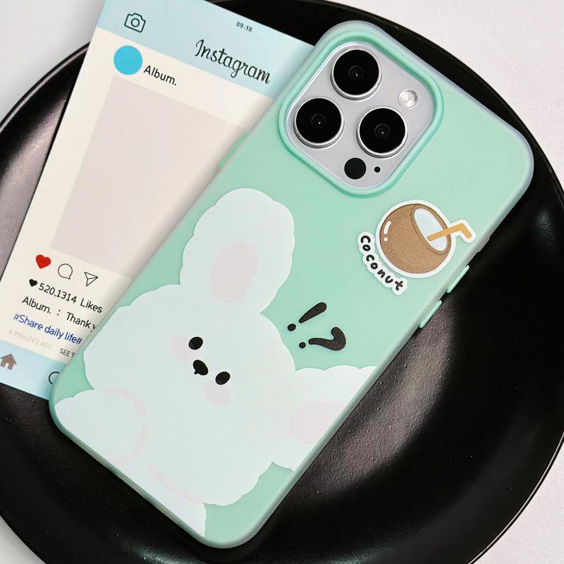 Zhitai iPhone 16 Pro Max Jelly Skin: Compatible with iPhone 11-15; Cartoon Design Case