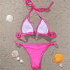 Sexy Bandage Bikini Diamond Women's Swimsuit Popular Split Swimwear