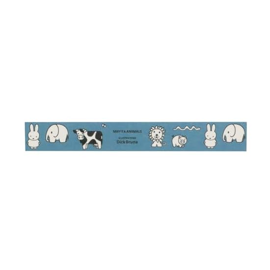 Miffy Masking Tape Miffy & Animals Blue MF879A