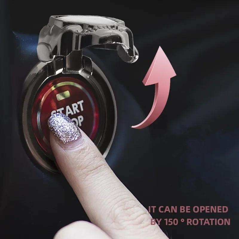 New New 1pcs Car Styling Engine Start Stop Switch Button Cover Sticker For VW Volkswagen Golf Polo Passat Touran Jetta acce
