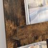 Magazine Rack Smoked Oak 51 x 11 x 102 cm Engineered Wood
