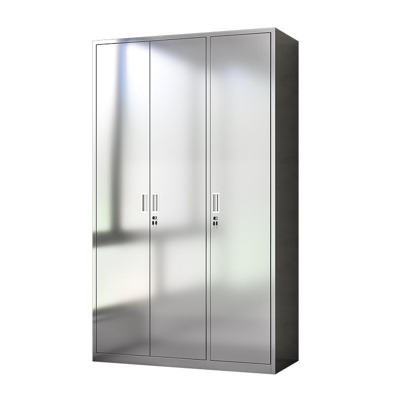 Thickened 304 Stainless Steel Multi-Door Wardrobe and Shoe Cabinet