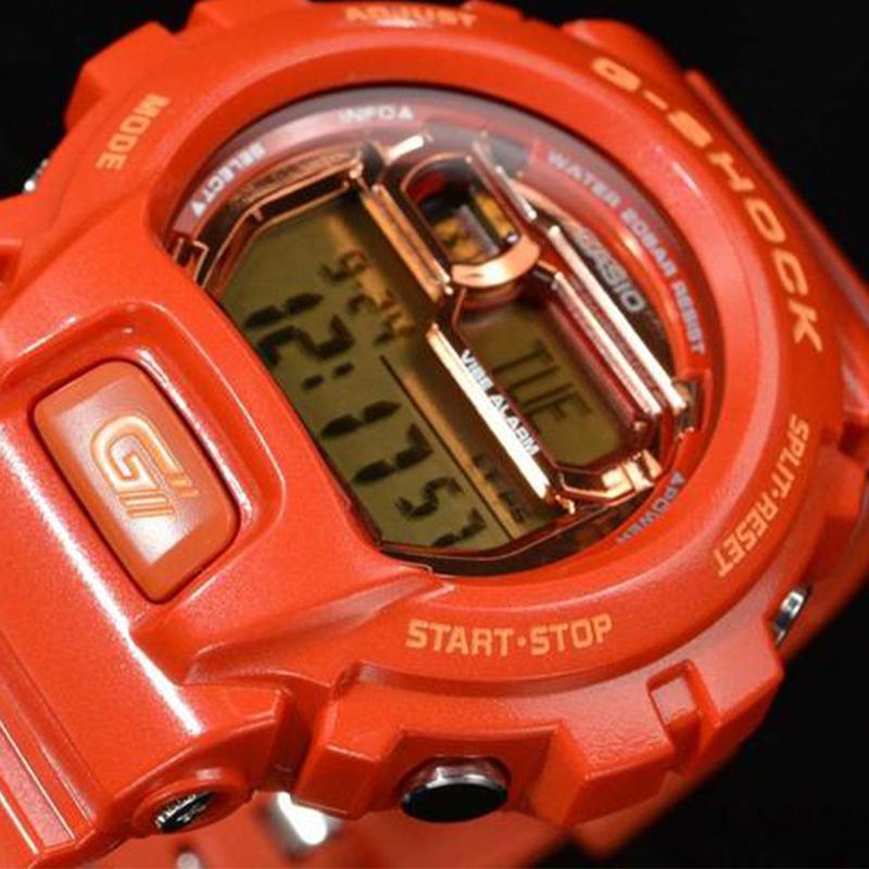 Casio LCD/Pointer Dual Display Series Shockproof and Waterproof Bluetooth Link Multi-Function Watch Quartz Movement Resin Strap Japanese GB-X6900-4