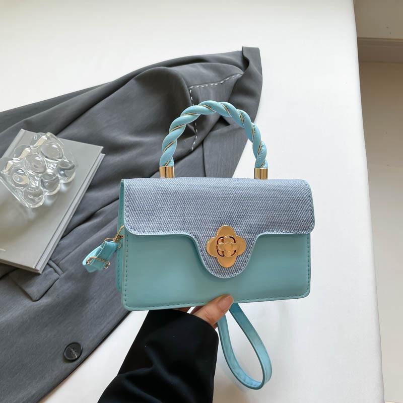Simple Design Fashionable Commuter Shoulder Handbag Women's 2025 Spring and Summer New High-end Messenger Small Square Bag