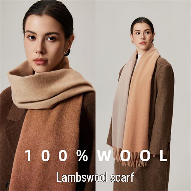 

CEENIU YM23 Шарф из градиентной шерсти в корейском стиле