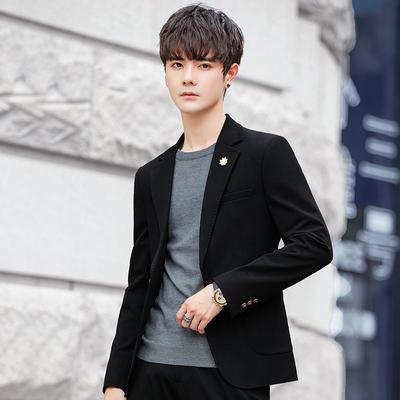 Fato Casual Masculino Versão Coreana Slim Fit Moderno Casaco Bonito Top