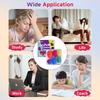 6pcs/set Silicone Soft Worry Stone Fidget Toy Relaxing Textured Worry Rocks  School