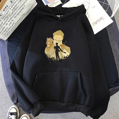 2025 Manga Jujutsu Kaisen Print Graphic Hoodies Vintage Oversized Hooded Sweatshirt Long Sleeves Cotton Hoodie Men Women Clothes