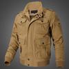 Baseball Collar Military Jacket Men's Spring and Autumn Casual Cotton Tooling Jacket Trend