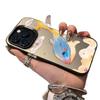 Coque d'iPhone Baleine Peinte Créative pour les Modèles iPhone 13-17, Design Mignon