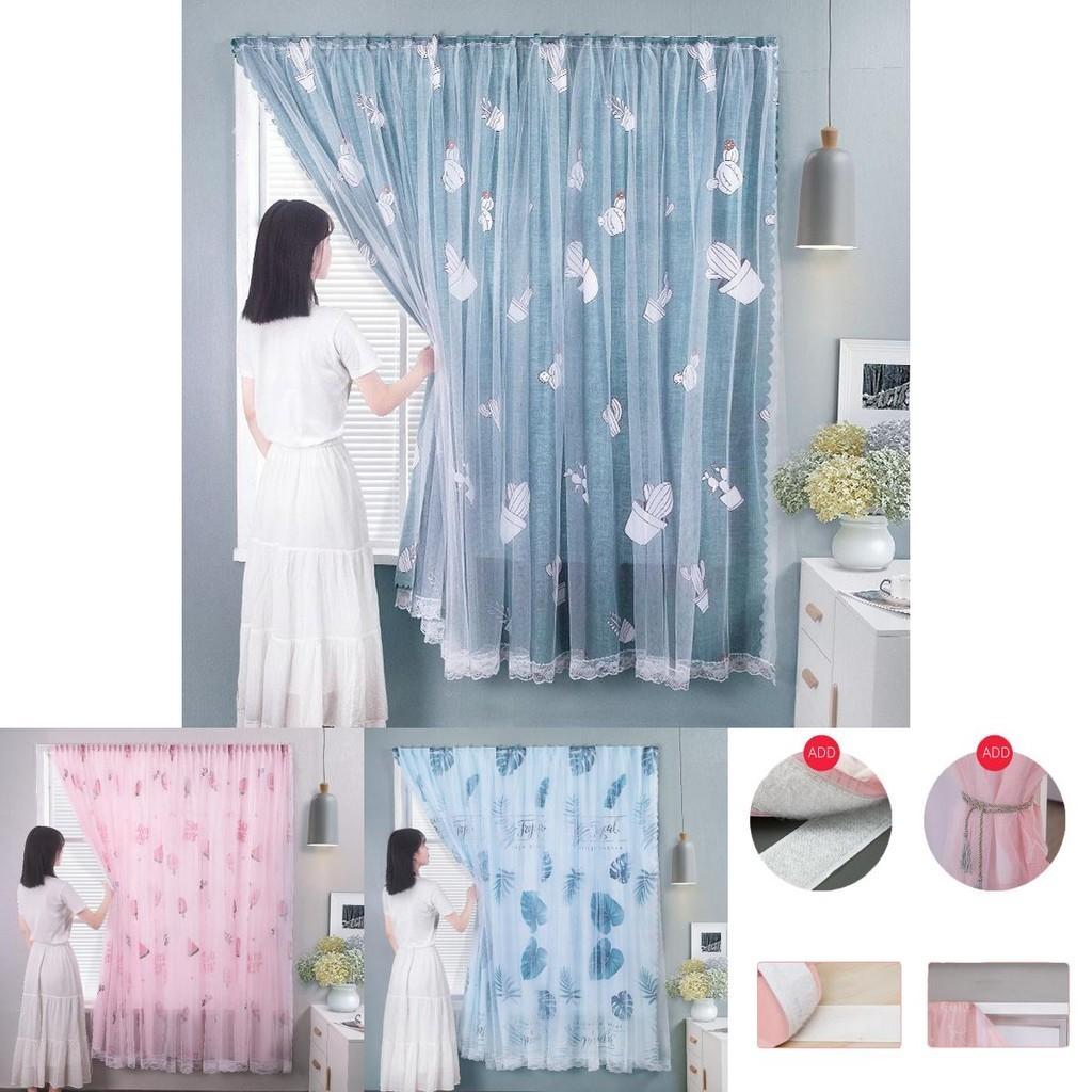 Elegant Blackout Curtain With Velcro Installation For Perfect Bedroom Shading And Decoration