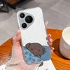 For Huawei Pura 70 Pro Plus Ultra Case Lucky Flower Transparent Phone Funda For Huawei Pura 70Pro+ Soft Slim TPU Silicone Cover