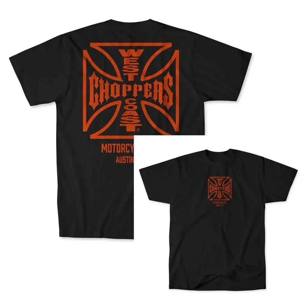 2026 Summer Fashion Tee Men Women Cotton West Coast Choppers Print Shirt Casual Short Sleeve Oneck Shirt Vintage Clothing Tee