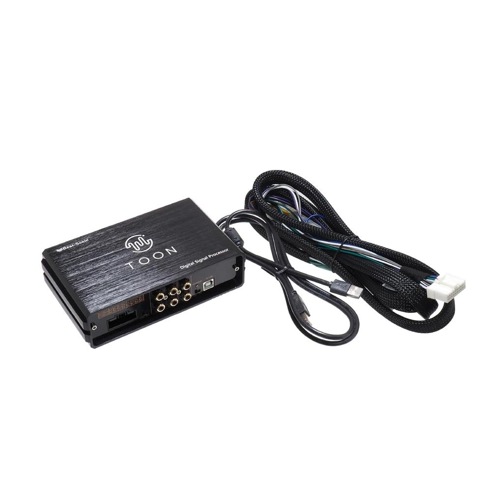 BeatSonic Genuine Audio Sound Kit with DSP TOON X Amplifier for Toyota Corolla Touring Function, (DSP-T318)