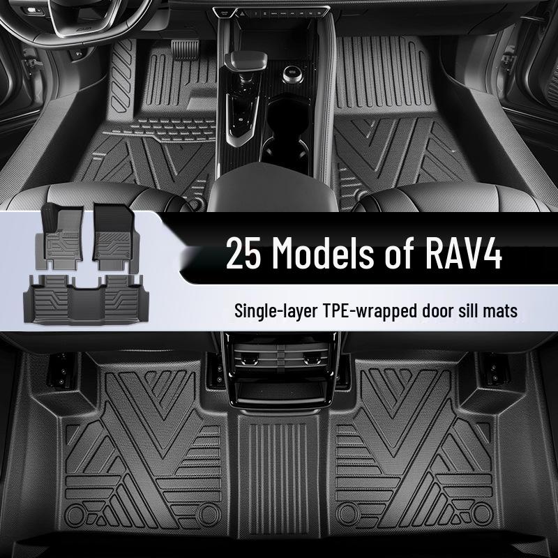 2025 Toyota RAV4 TPE Full Surround Floor Mats & Accessories Collection