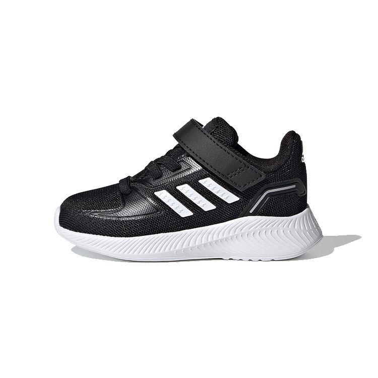 Adidas Neo Non-Slip Breathable Wear-Resistant Low-Top Walking Shoes Baby Shoes Black FZ0093