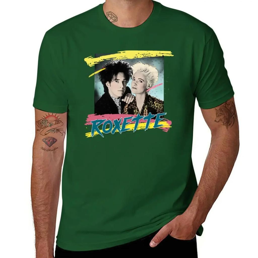 Roxette T-Shirt hippie clothes plain funny t shirts for men