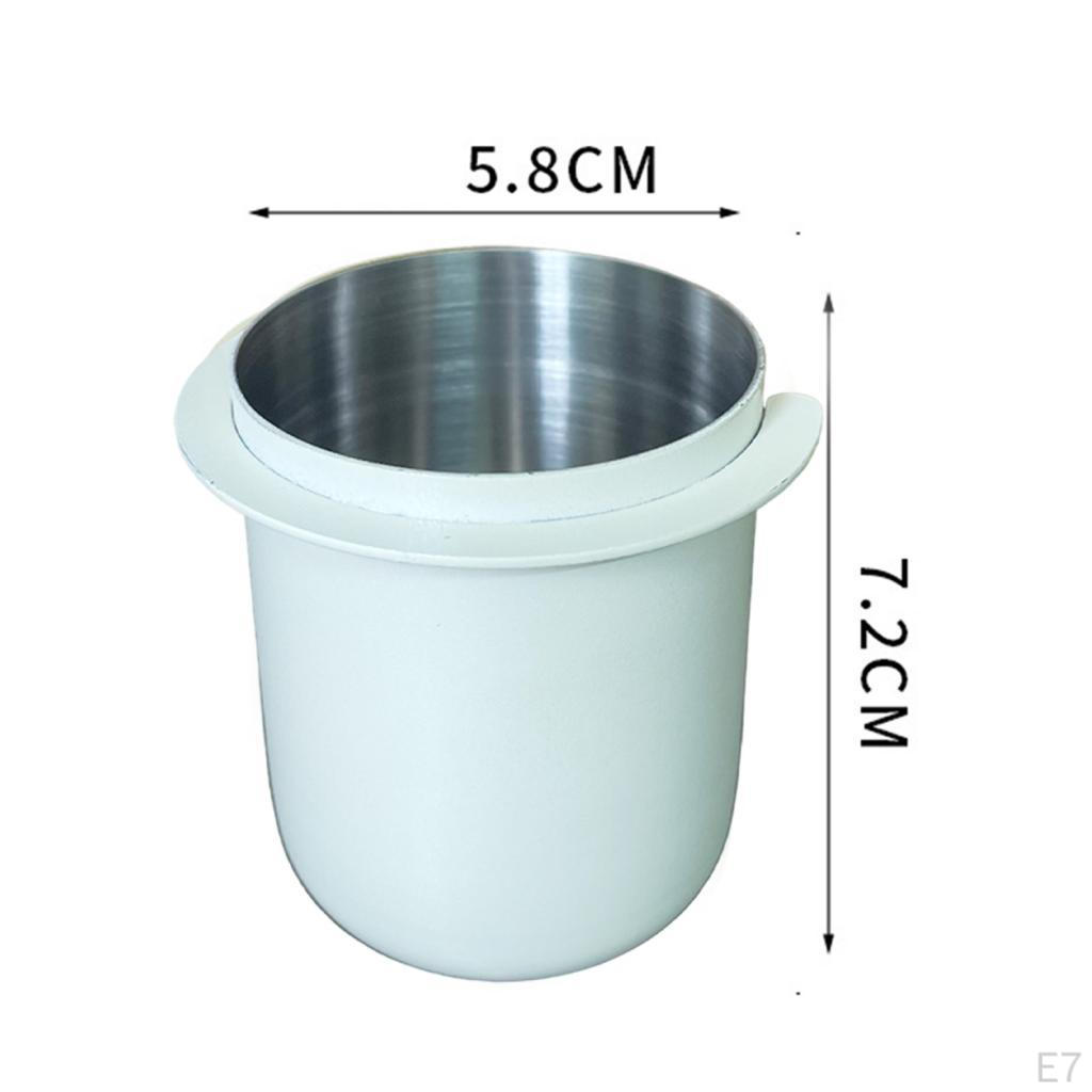 Dávkovač kávy 58 mm, nádoba na prášek z nerezové oceli pro bar