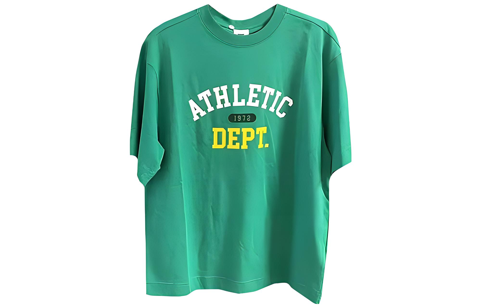 Nike T Shirts Women s Green Crew Neck Moderate Straight Fit FN3709-324 XL