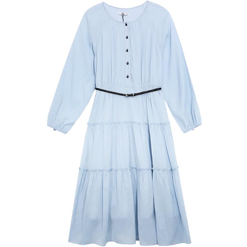 Betu Ruffled A-Line Midi Dress S