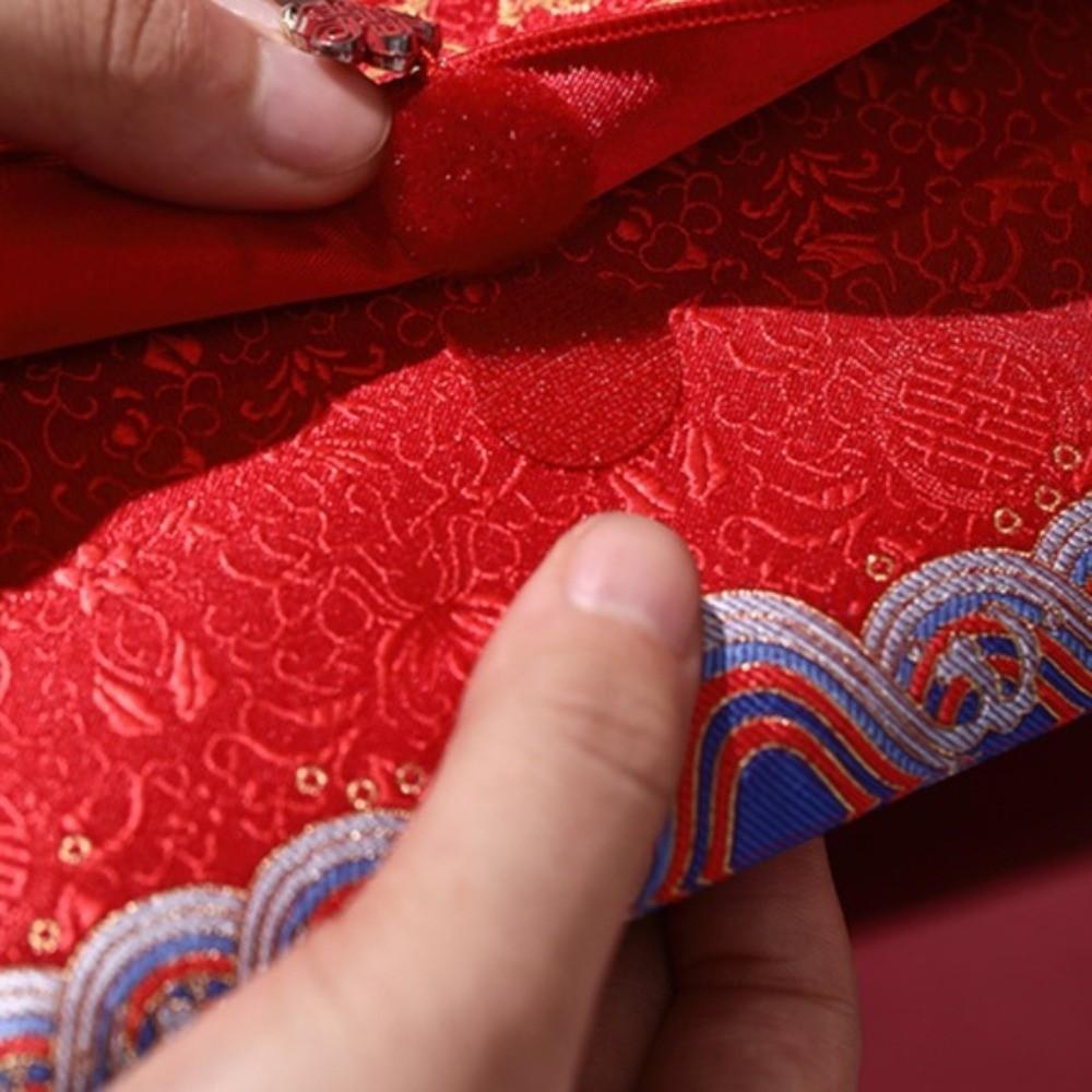 Multiple Patterns Wedding Red Packet Tassel Design New Year's Blessing Bag  Spring Festival