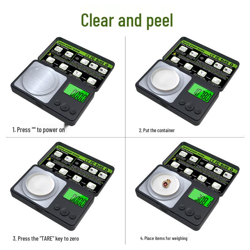 Mini High-Precision Portable Pocket Scale for Gold and Jewelry