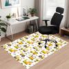excavator Printed Carpet, for Office Chair Living Room Bedroom Kitchen Room Decor Gifts.