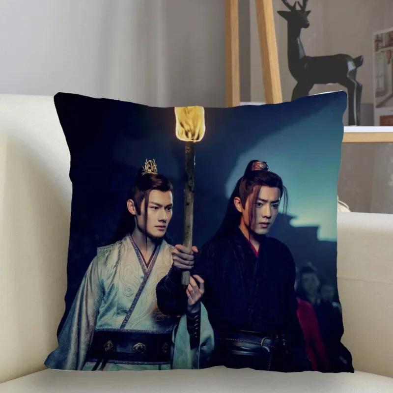 Musife Custom Sean Xiao Xiao Zhan Pillowcase Home Decoration 45*45Cm Zipper Square Pillowcase Throw Pillow Cover Drop Shipping