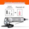4" Industrial Multifunctional Pneumatic Angle Grinder with Polishing, Grinding, and Cutting Wheel (100mm)