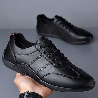 Mode Rutschfeste Herren Freizeitschuhe Leichtgewicht Tenis Masculino Neue Lässige Leder Herren Sneaker Sport Skateboard Schuhe Sportschuhe